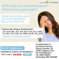 Giornata Check Up Salute Generale