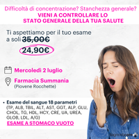 Giornata Check Up Salute Generale